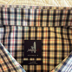 JOHNNIE-O MEN'S SZ XL LONG SLEEVE COTTON DRESS SHIRT